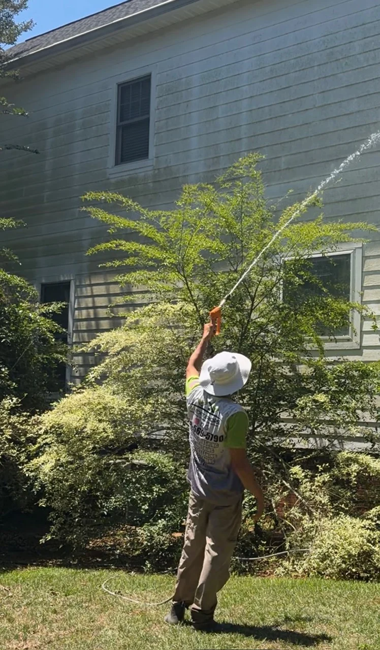 Soft washing by A Plus Exteriors